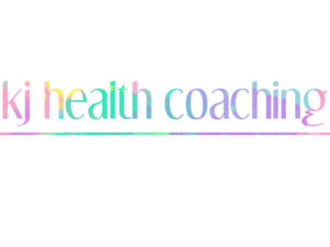 KJ Health Coaching logo concept